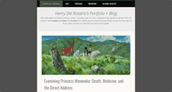 Desktop Screenshot of henrydelrosario.com